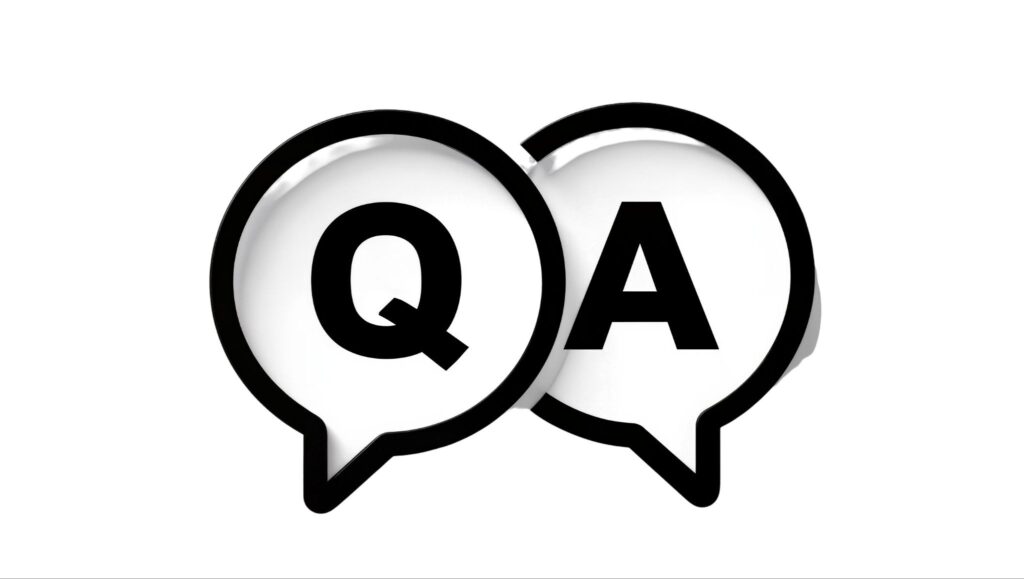 Q&Aと書かれた吹き出し